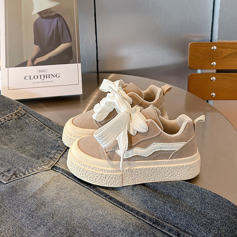 Spring And Autumn New Boys Casual Sneaker Korean Girls Soft Bottom