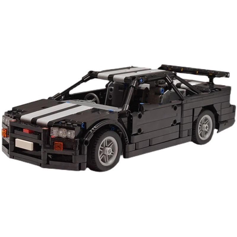 R34 Sports Car Remote Control Building Block Toy