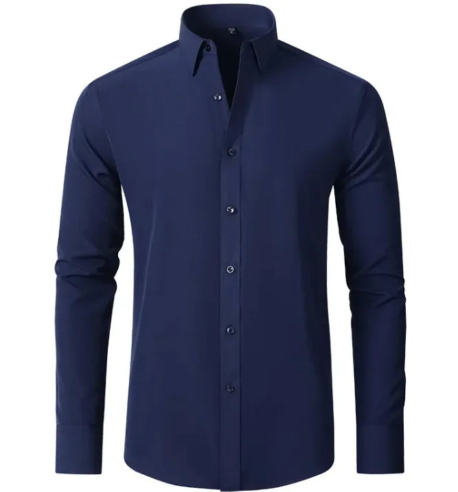 Men's Wrinkle-Free Elastic Business Shirt
