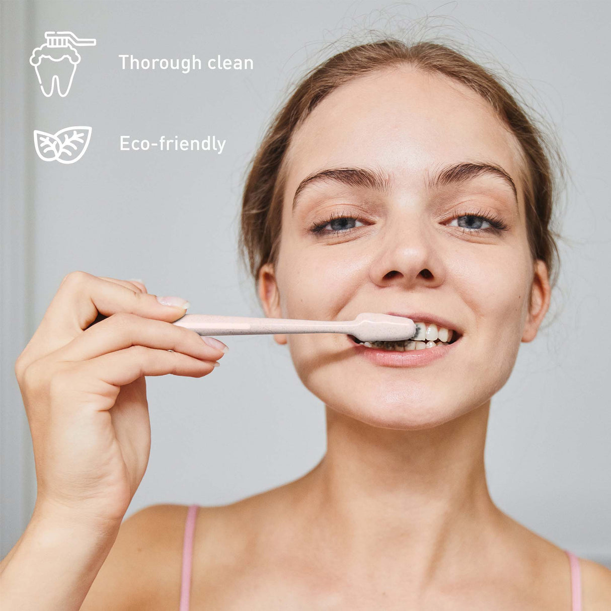 Pursonic Ultimate Oral Care Bundle: USB Rechargeable Collapsible Water Flosser & Wide Brush Head Charcoal Toothbrush