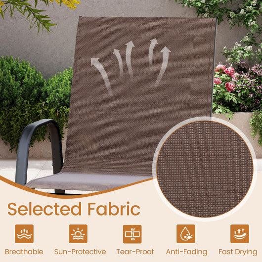 Play Kitchen for Kids Wooden Toy Kitchen Playset Pretend Mud Kitchen-Brown