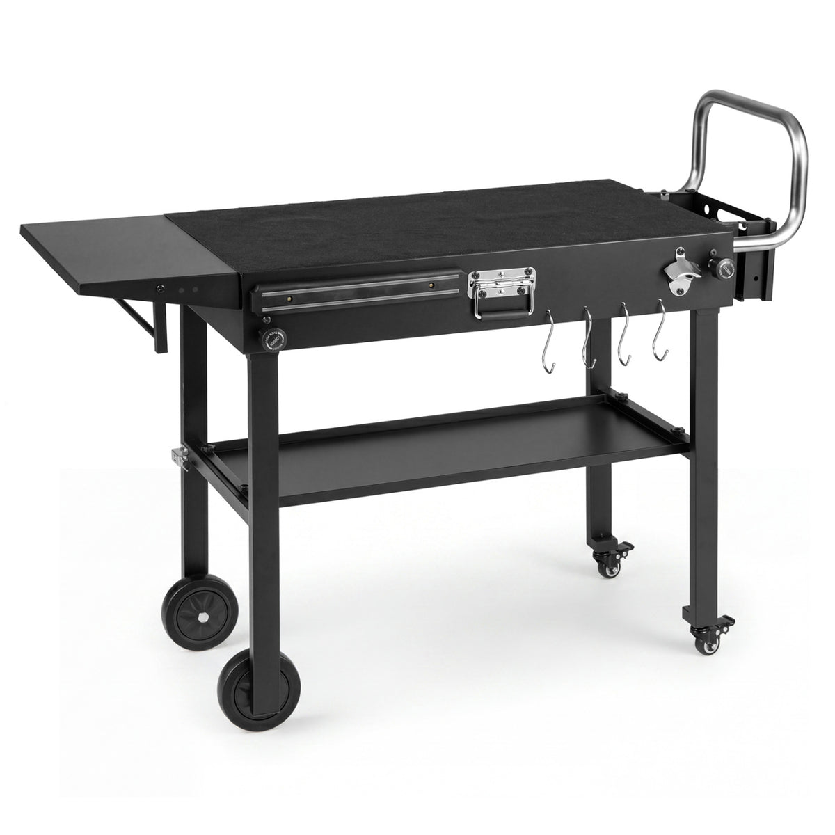 Outdoor Grill Cart Foldable Grilling Table for Blackstone Griddle with 31†x 17†Tabletop