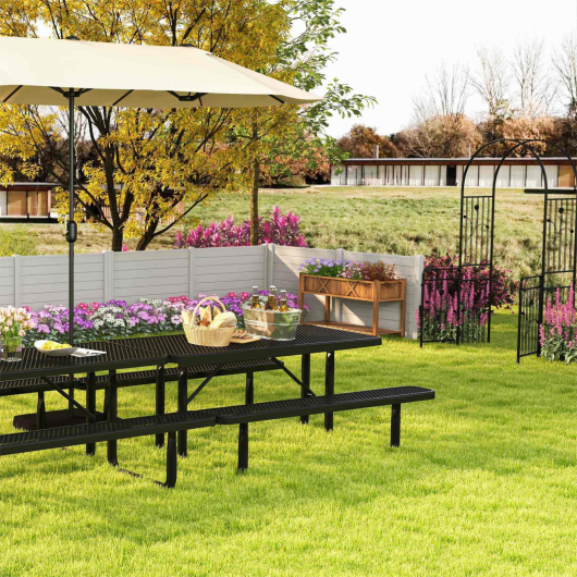 Outdoor Living Ultimate 6-in-1 Combo Set: Garden  Dining and Relaxation Bundle