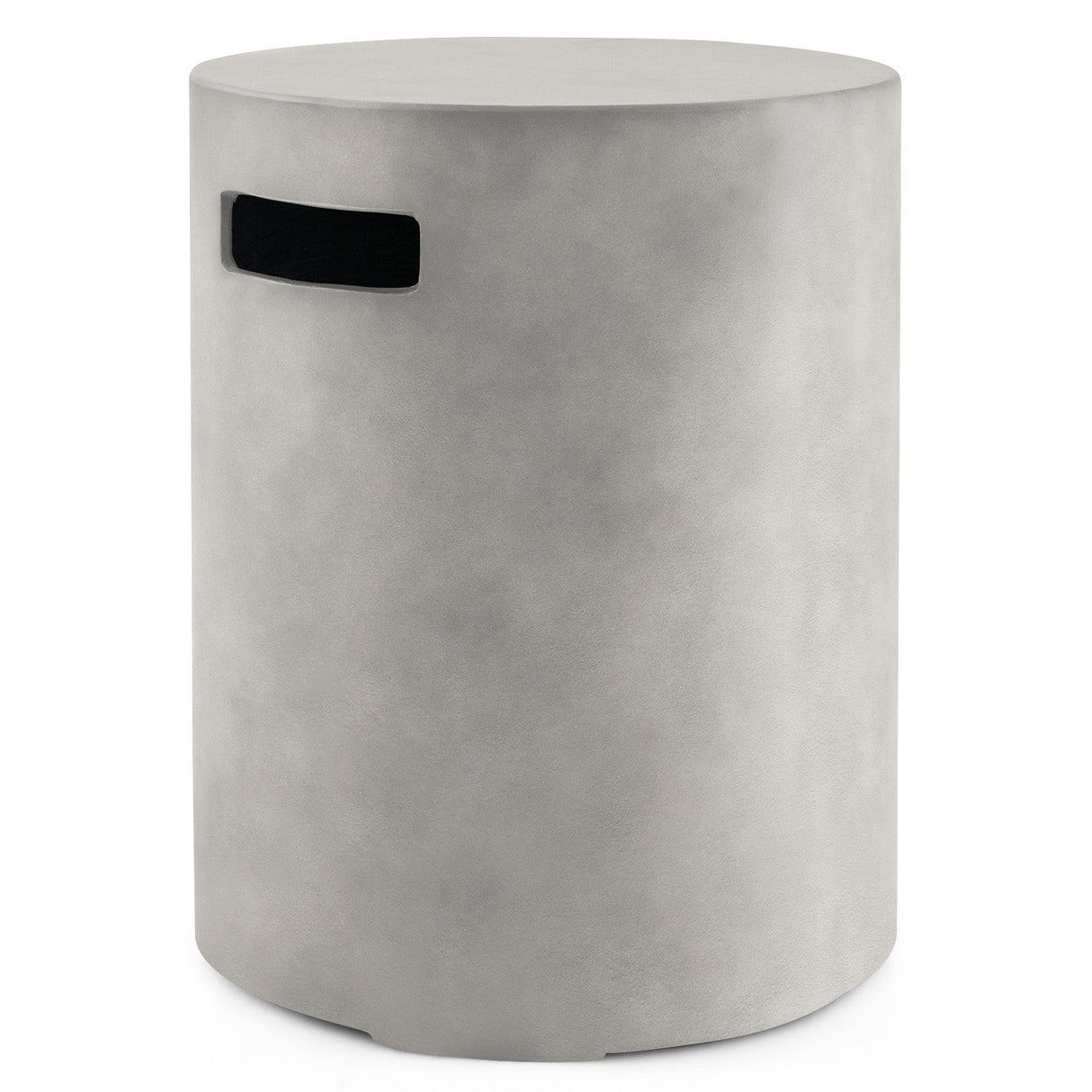 Outdoor Weather Resistant Tank Hideaway Table Fits Standard 20 LBS Propane Gas Tank for Fire Pits