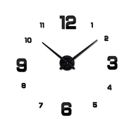 Artistic Wall Clock for Living Room Décor