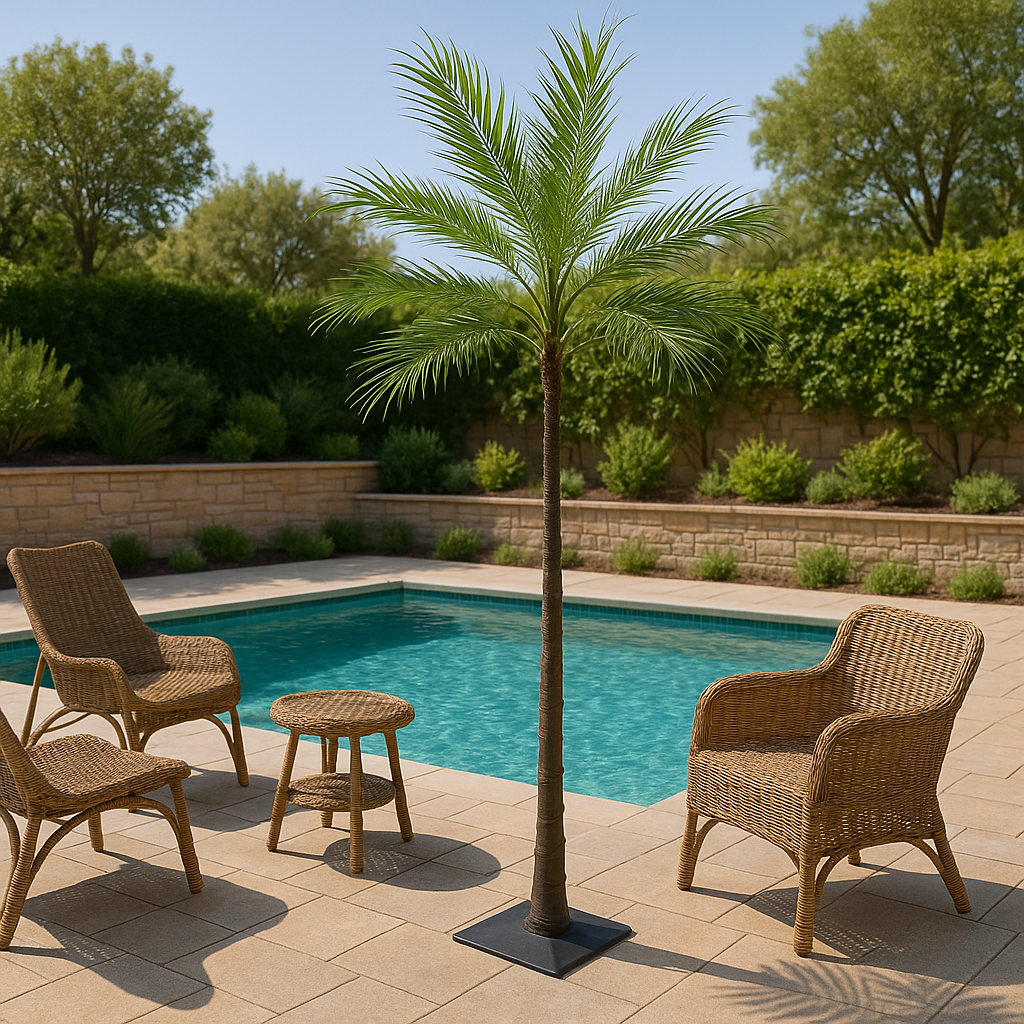 5.9ft Artificial Phoenix Palm Tree