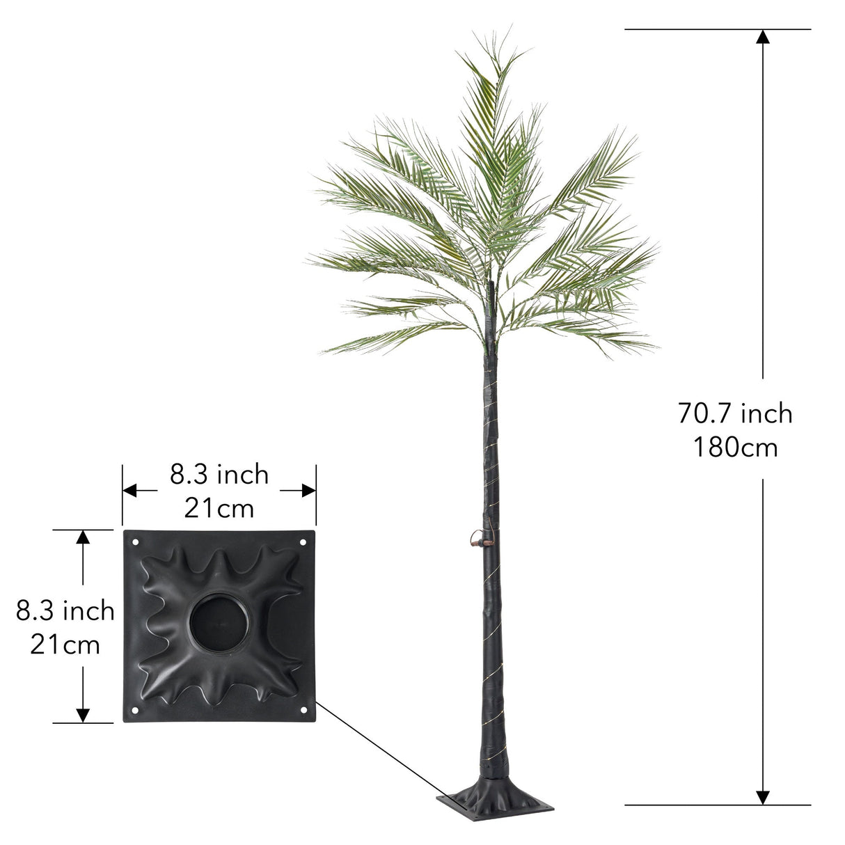 5.9ft Artificial Phoenix Palm Tree