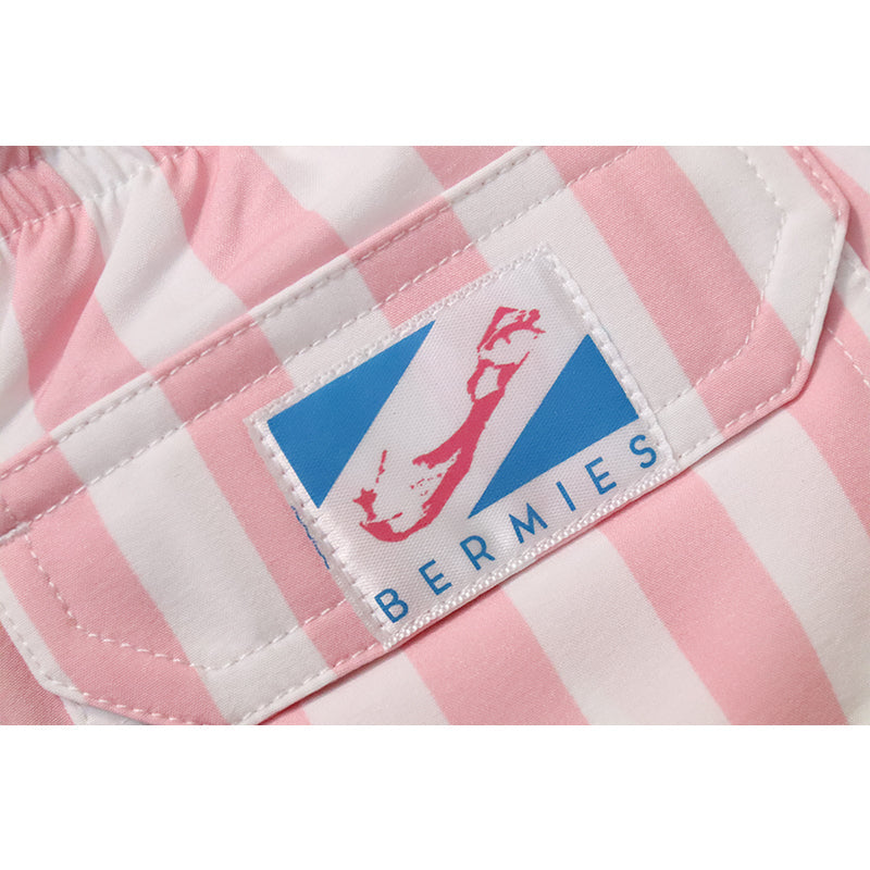Copy of Pink Stripes - Kids Swim Trunks by Bermies