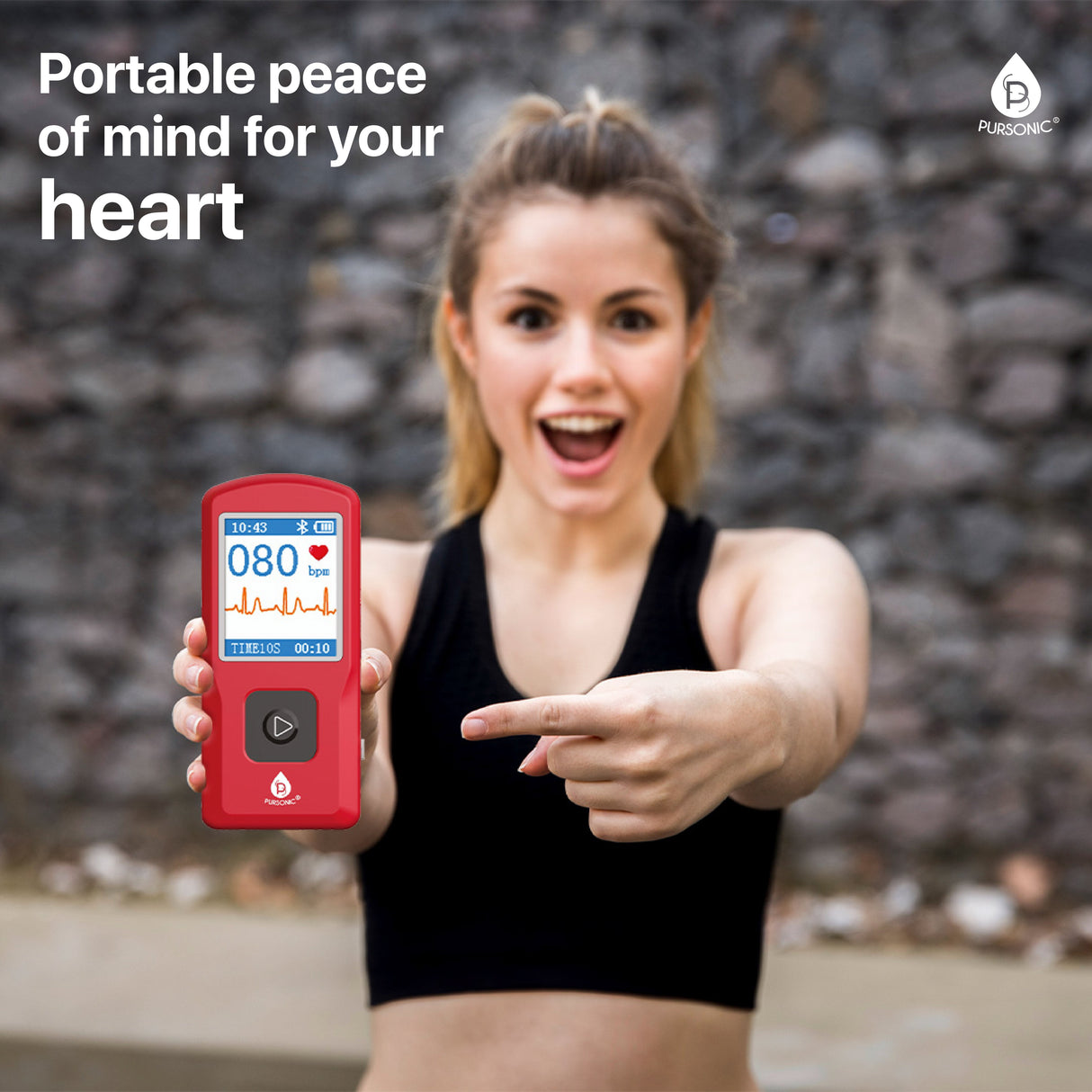 Rechargeable EKG Monitor by Pursonic