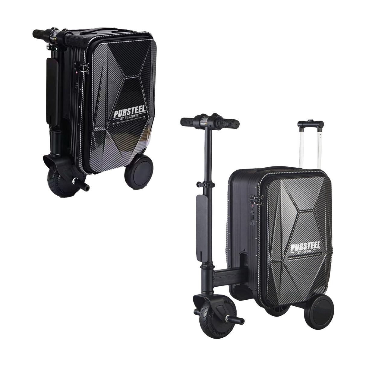 Smart Travel Bundle – Electric Scooter Luggage with Air Tag Tracking for Smooth, Safe Journeys