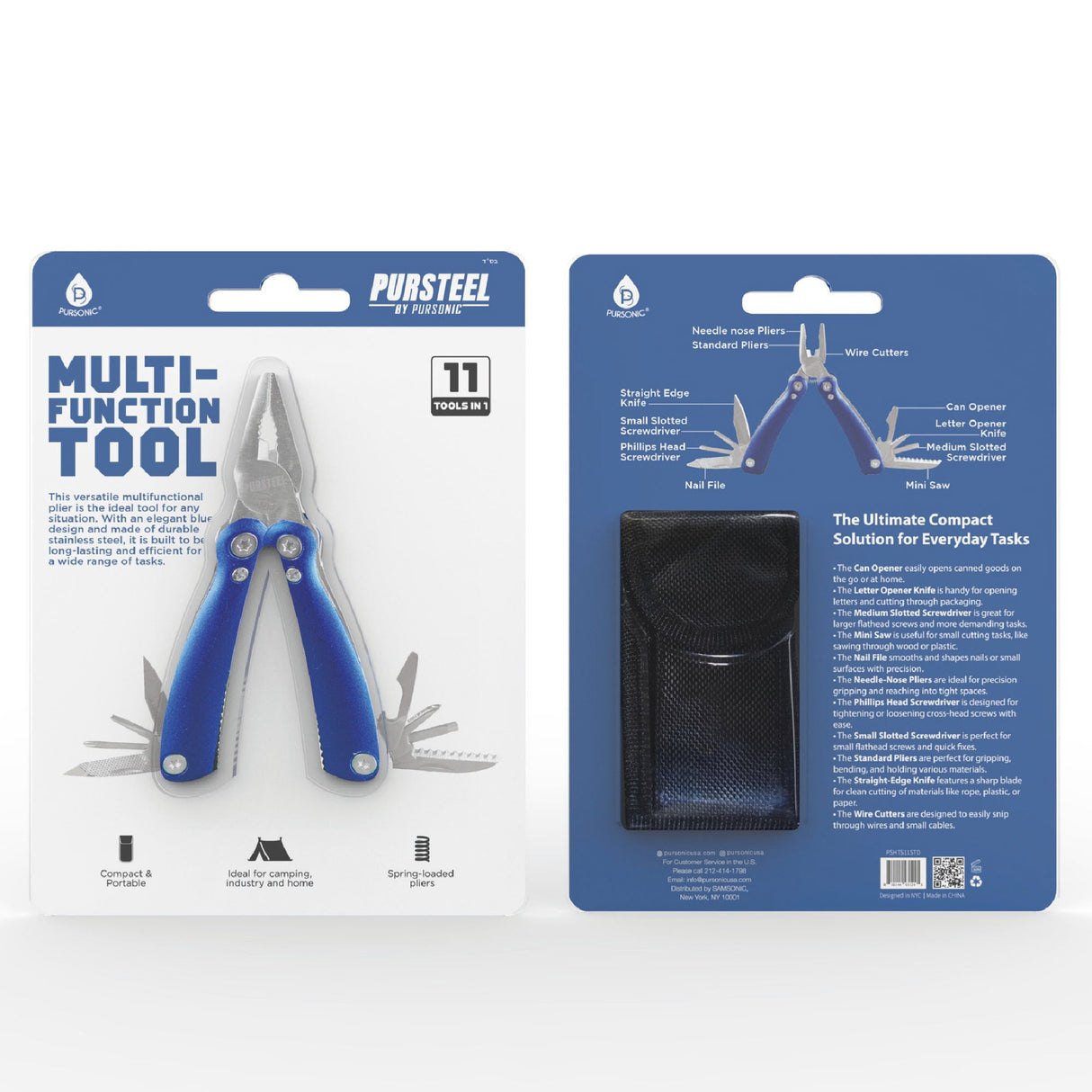 11-in-1 Multifunction Tool – Your Compact, All-in-One Solution for Everyday Tasks by Pursonic