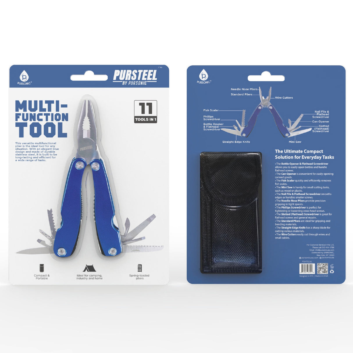 11-in-1 Multifunction Tool – Your Compact, All-in-One Solution for Everyday Tasks by Pursonic