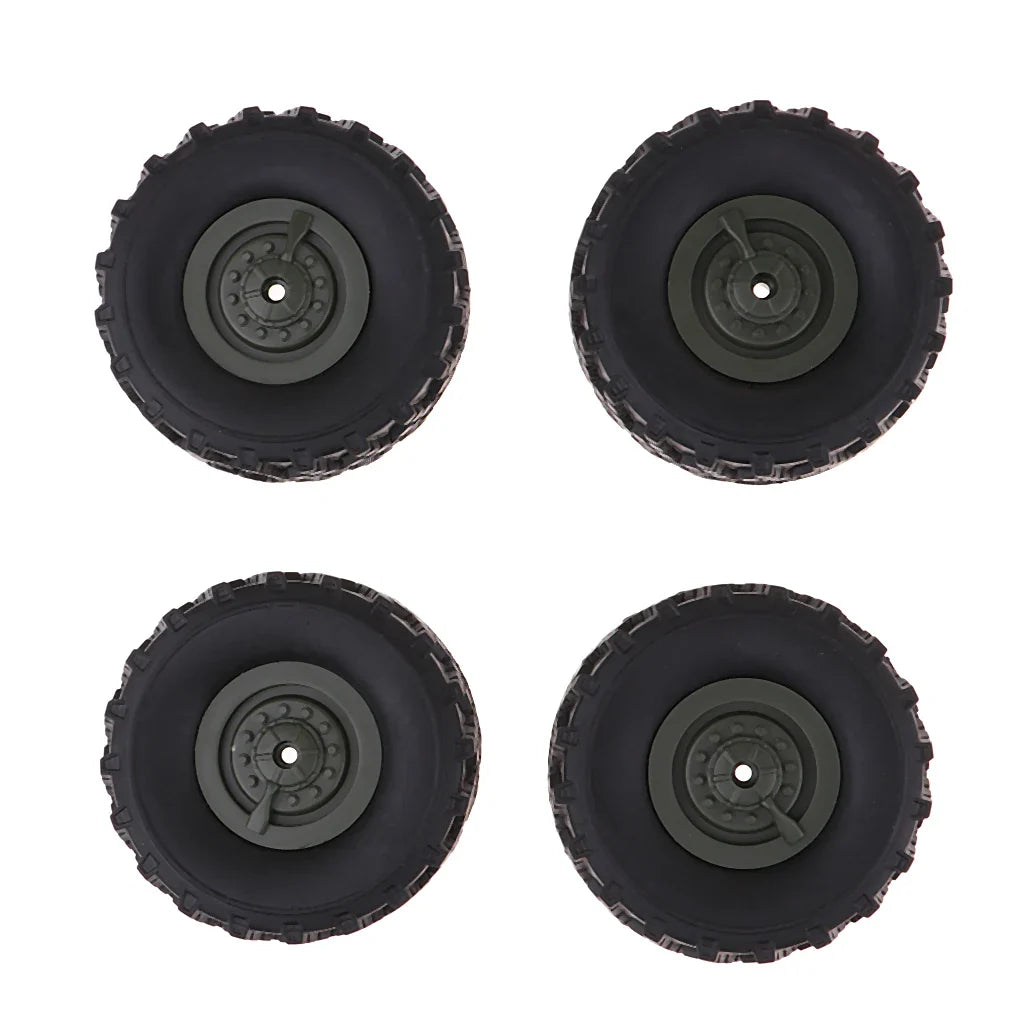 Rubber Tire & Wheel Set