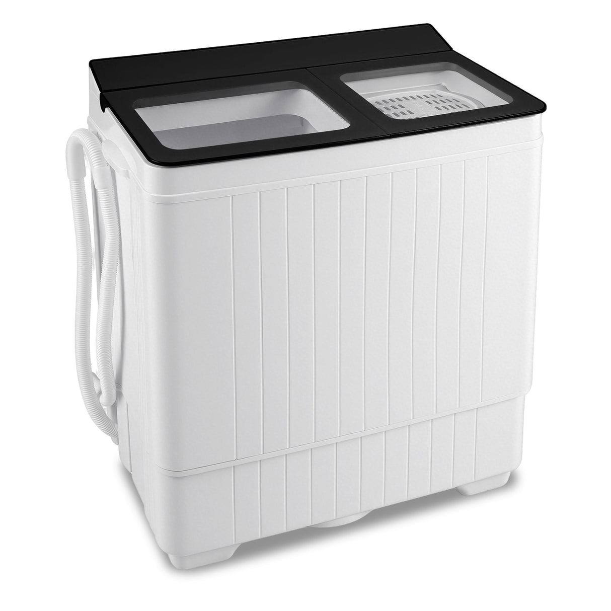 Portable Washing Machine with 18 LBS Washer and 8 LBS Spinner Combo-Black