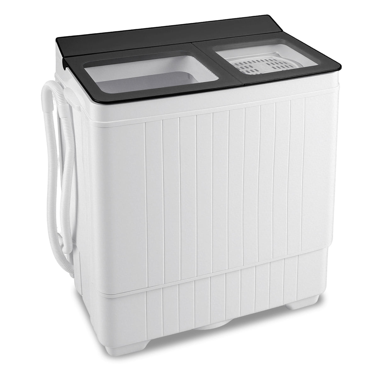 Portable Washing Machine with 18 LBS Washer and 8 LBS Spinner Combo-Gray