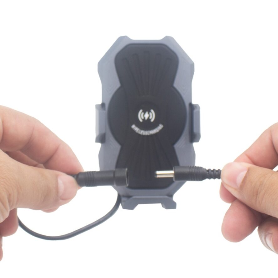 Metal Phone Mount Inductive charging kit - vibration dampening - IP67 rated by GloDea