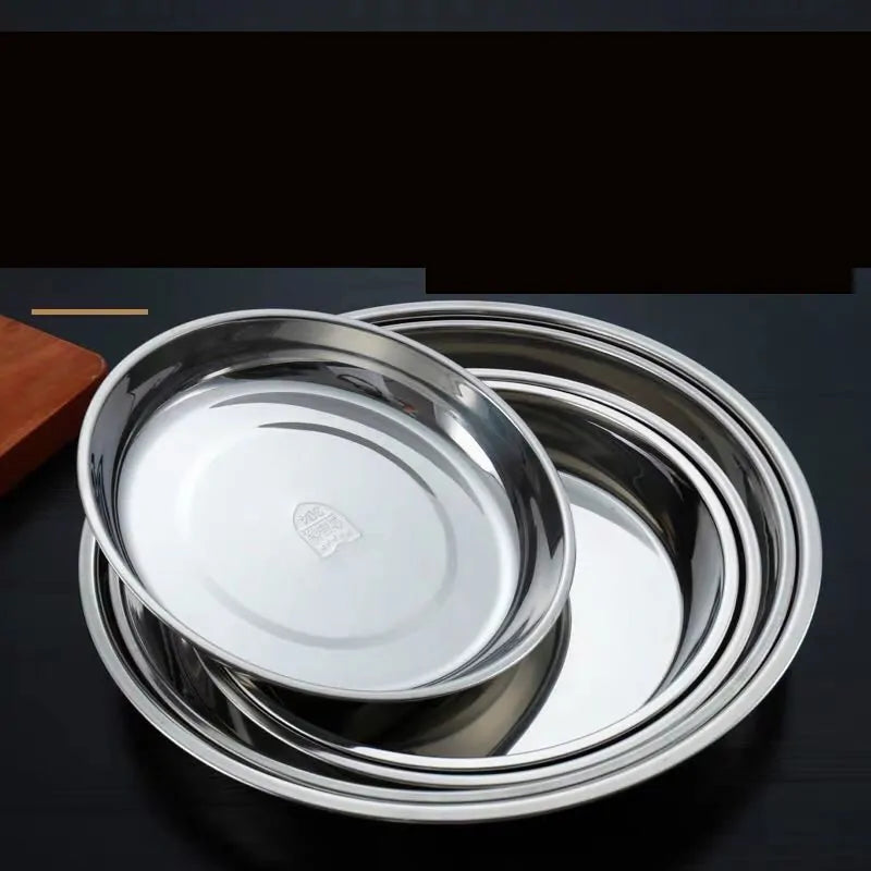 Stainless Steel Tableware Dinner Plate
