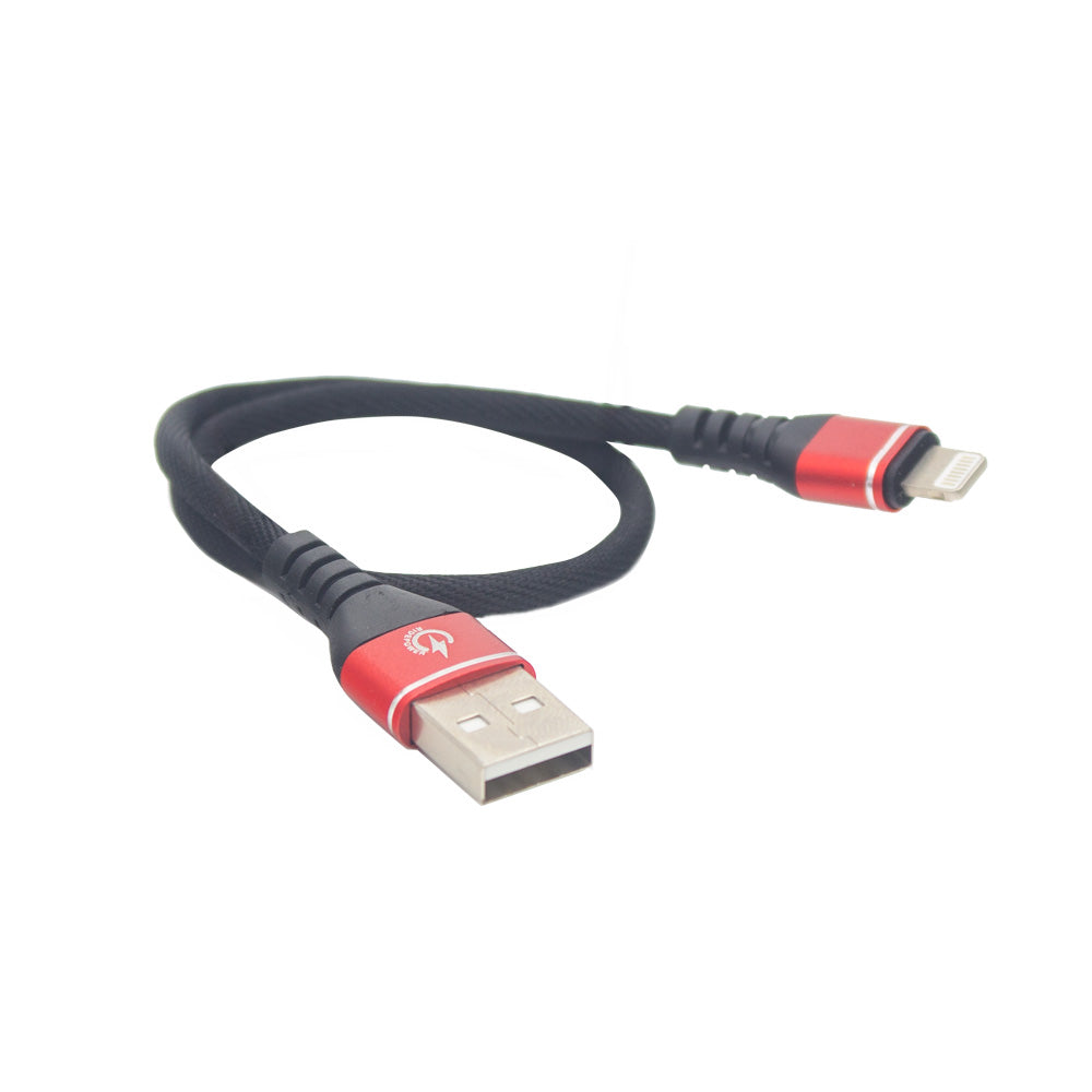 7 1/2" Fast Charging and Data Transfer Phone Cable USB to Lightning by GloDea