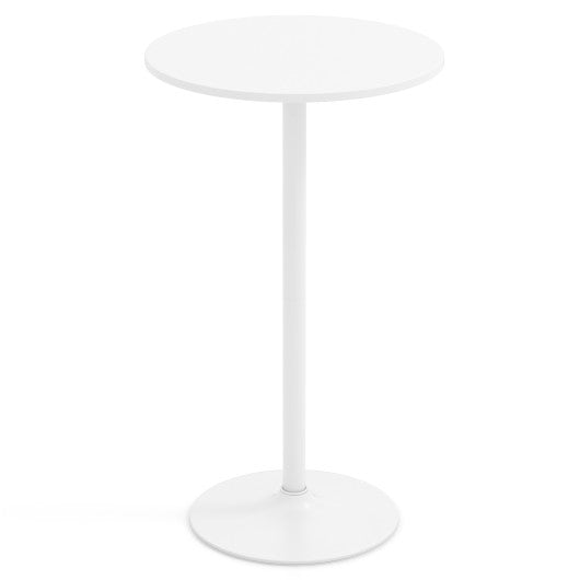 Round Bistro Table 40 Inch Bar Height Tall Coffee Cocktail Table-Set of 1
