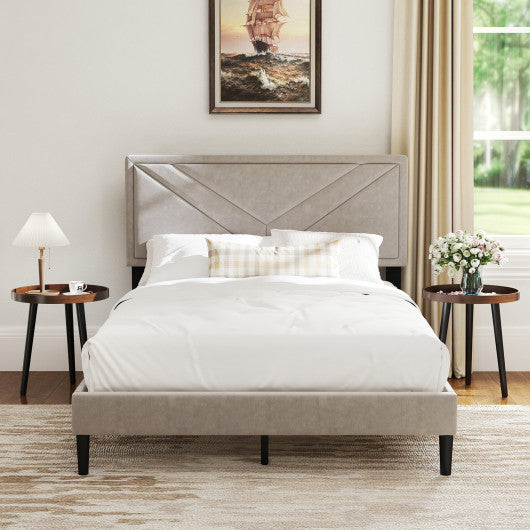 Mid Century Modern Round Side Sofa Coffee Table with Wooden Tray-Brown