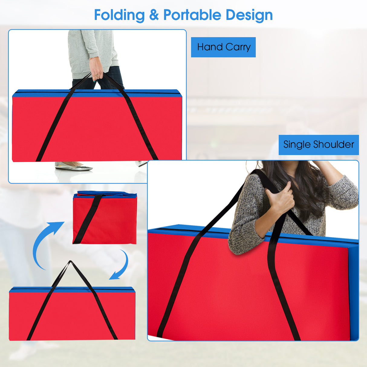 Giant 4-in-A-Row Storage Carrying Bag for Jumbo 4-to-Score Game Set Only Bag