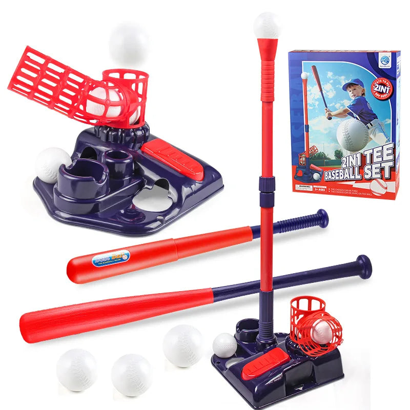 Kids 3 in 1 T Ball Set Perfect Gift for Indoor & Outdoor Play