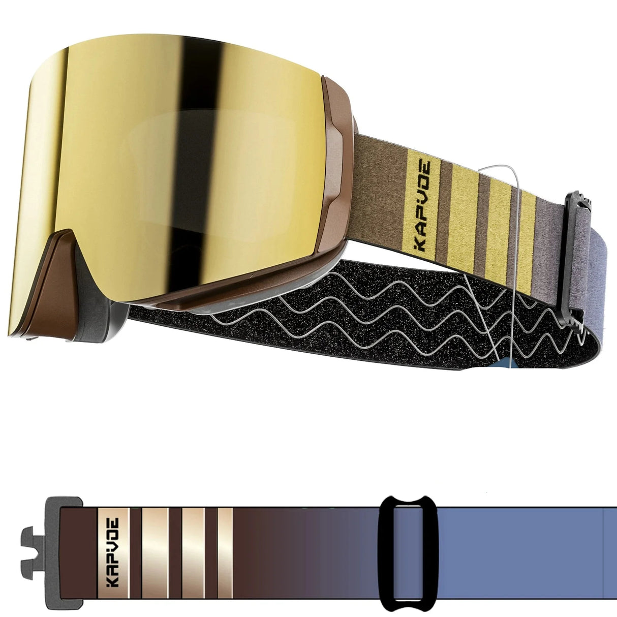 Ultimate Protection Magnetic Ski Goggles with OTG