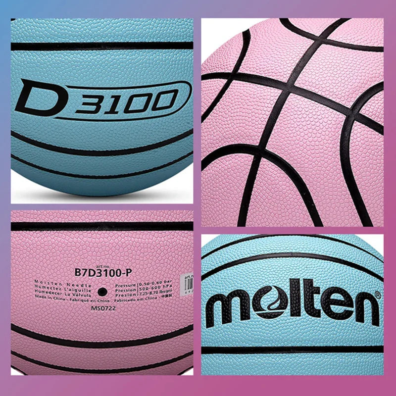 Basketball Balls Sizes 7 6 5 Durable PU Basketball