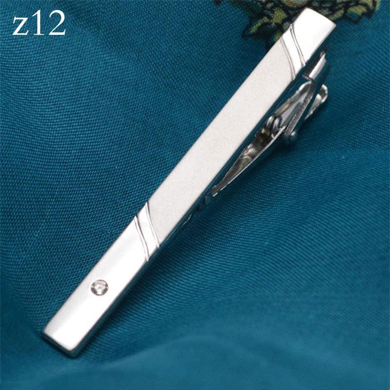 New Metal Silver Color Tie Clip For Men Wedding Necktie Tie Clasp Clip Tie Clips for Men Tie Bar Clip Regular Ties Necktie Wedding Business Tie Pin Clips Gentleman Ties Bar Elegant Men's Accessories