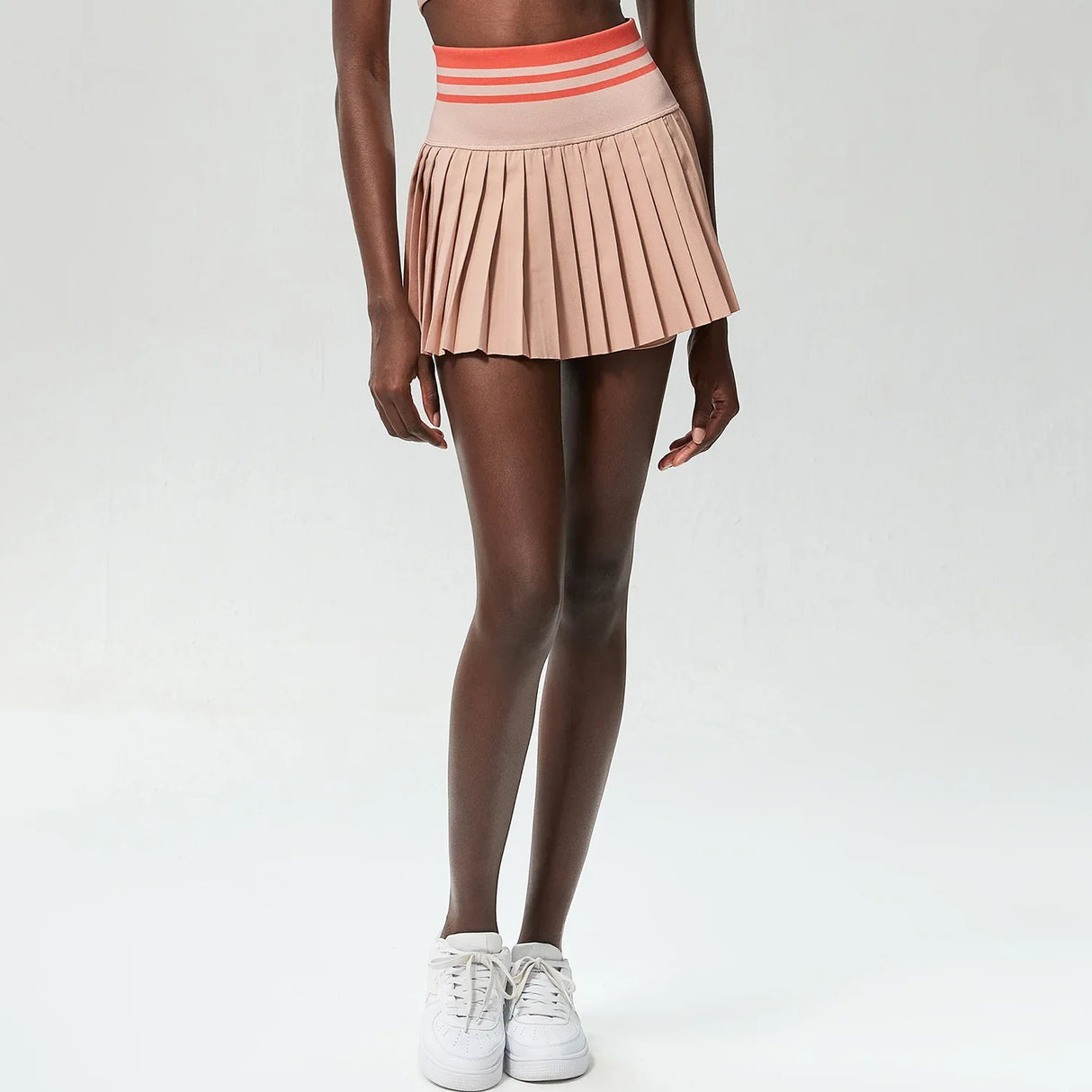 Women's Summer Sports Skort High Waisted Pleated 2 in 1