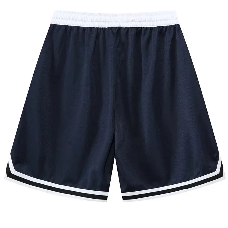 Loose Fit Basketball Shorts with Pockets