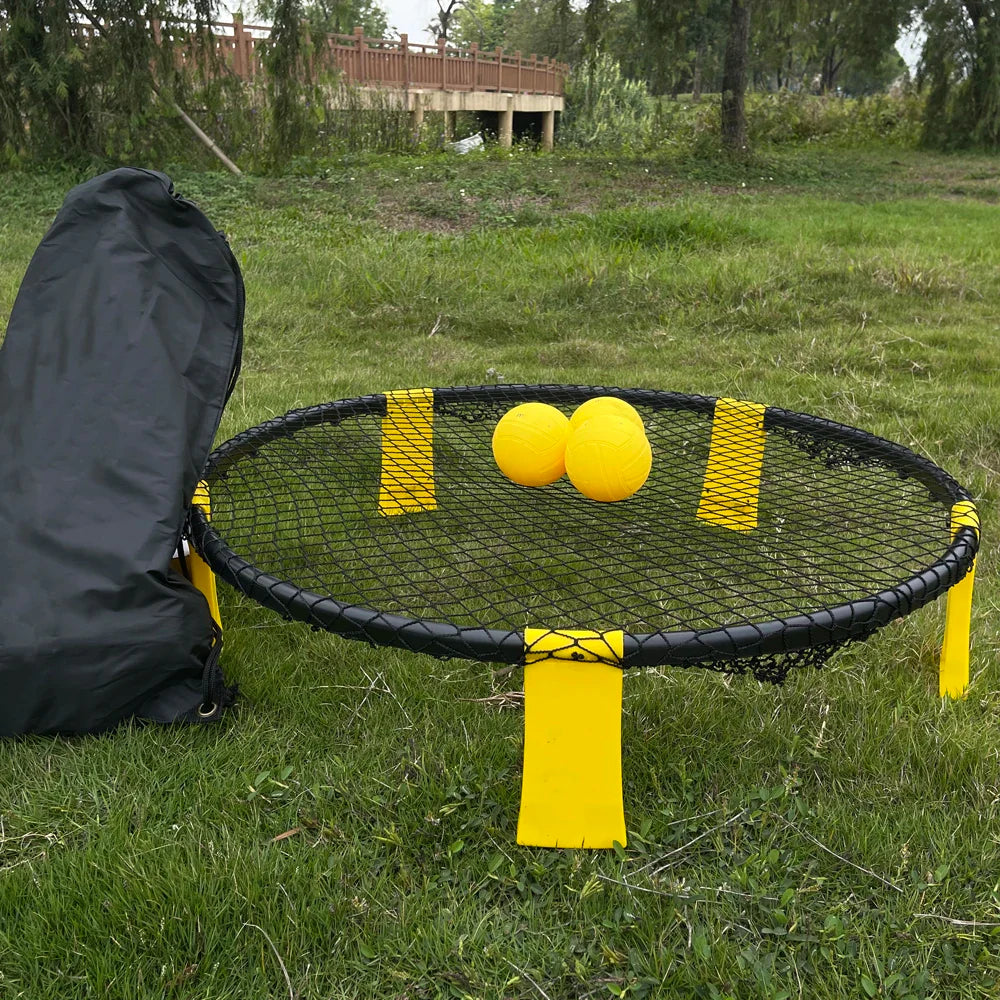 Mini Beach Volleyball Set with 3 Balls and Net