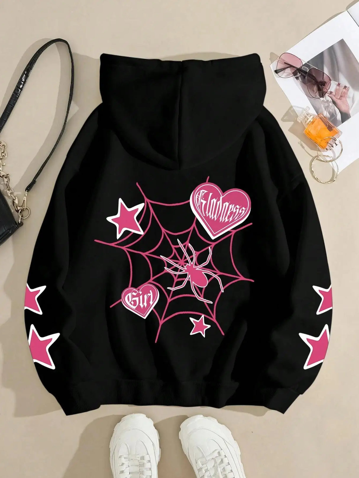 Eye Catching Spider Star Sweatshirt