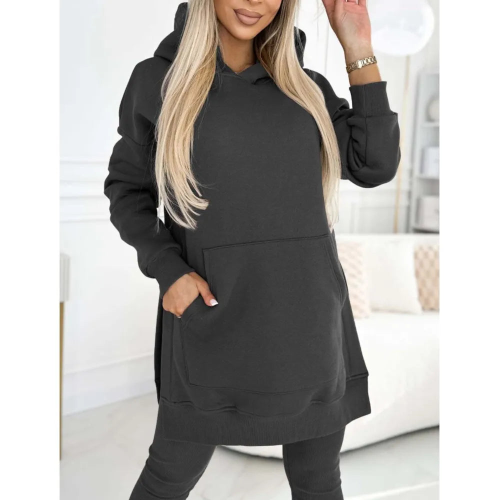 Perfect Winter Outfit Hoodie and Leggings Set