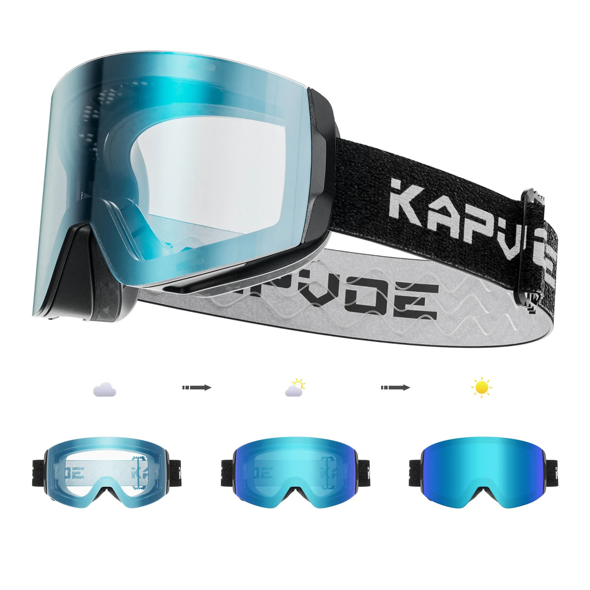 Ultimate Protection Magnetic Ski Goggles with OTG