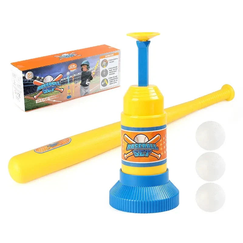 Kids Outdoor Baseball Training Set Pitching Machine