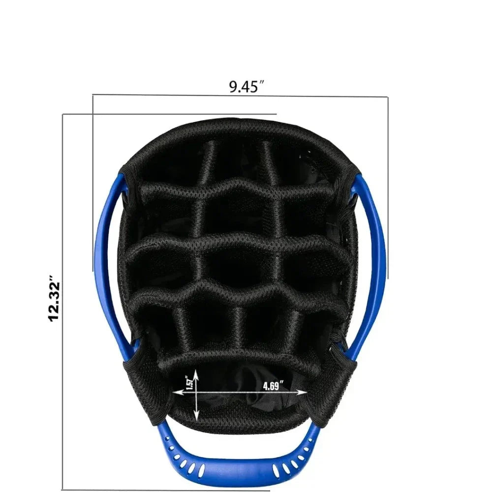 Spacious and Portable 14 Way Golf Stand Bag with 9 Pockets