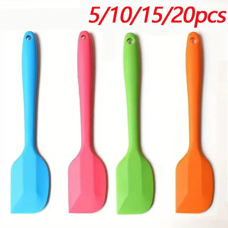 Silicone Spatula Set - Heat-Resistant Seamless Scrapers for Baking and Cooking