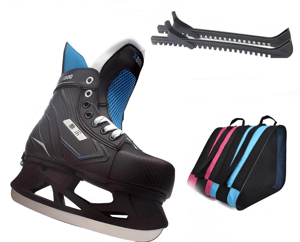 Adjustable Inline Skates with Ice Skating Shoe Design