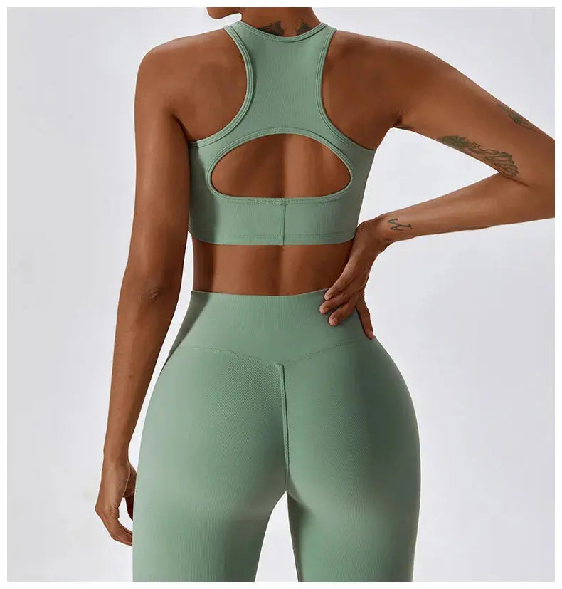 Women's Gathered Push Up Fitness Top