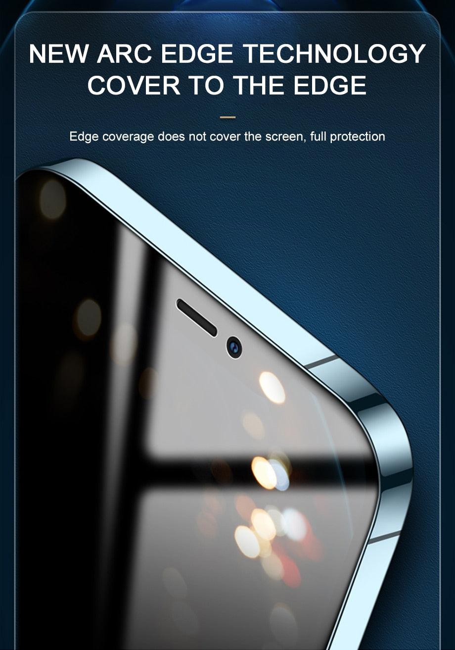 3PCS Privacy Protective Glass For iPhone 11 12 13 14 Pro Max Anti Spy Tempered Glass on iPhone Xs Max X XR Screen Protector Film Privacy Screen Protector for iPhone