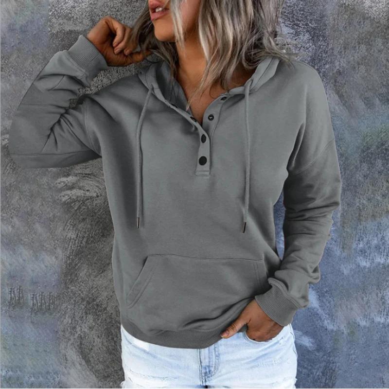 Cozy and Casual Women's Hooded Sweatshirt