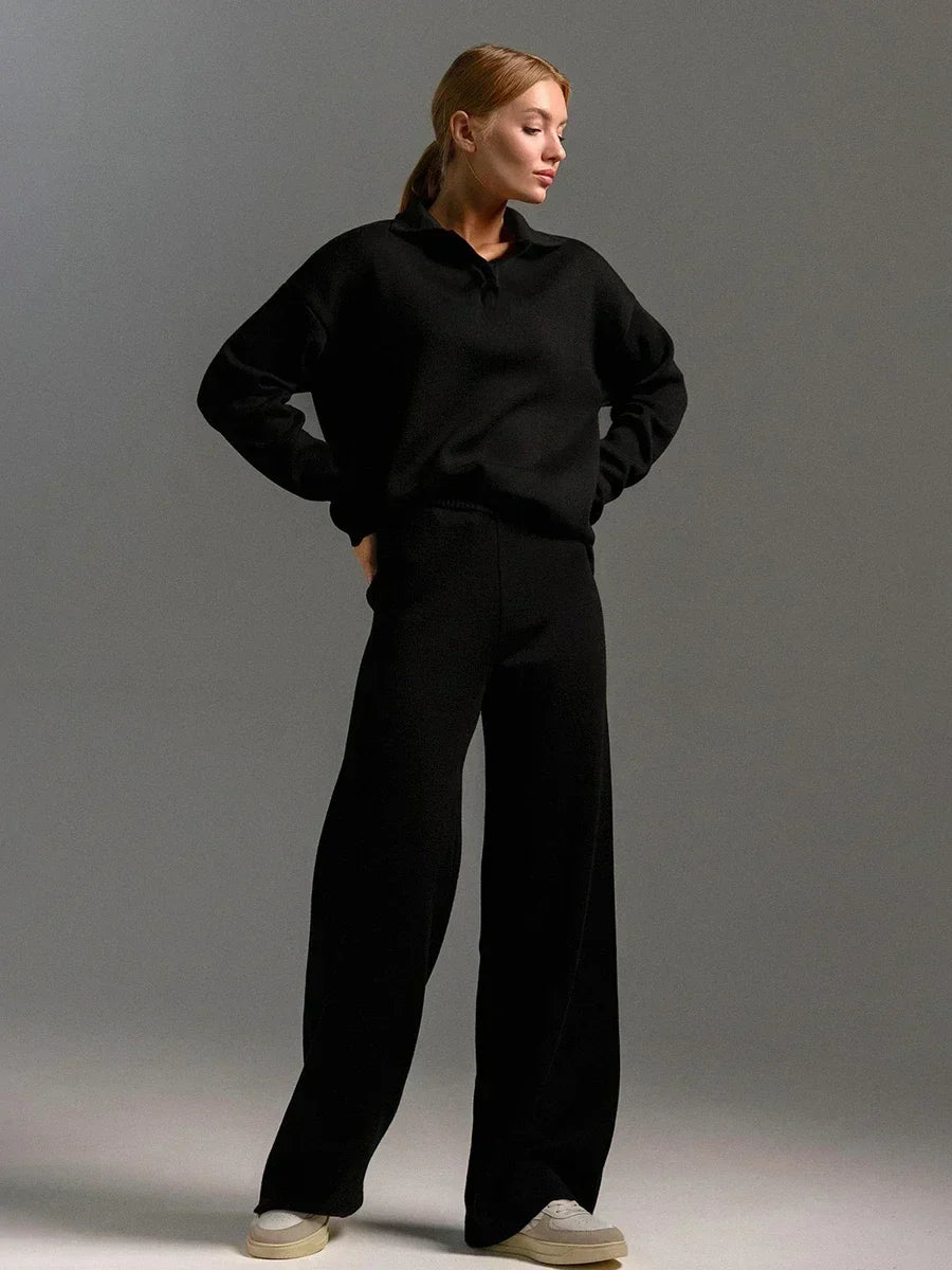 Warm and Chic Soft Knitted Outfit