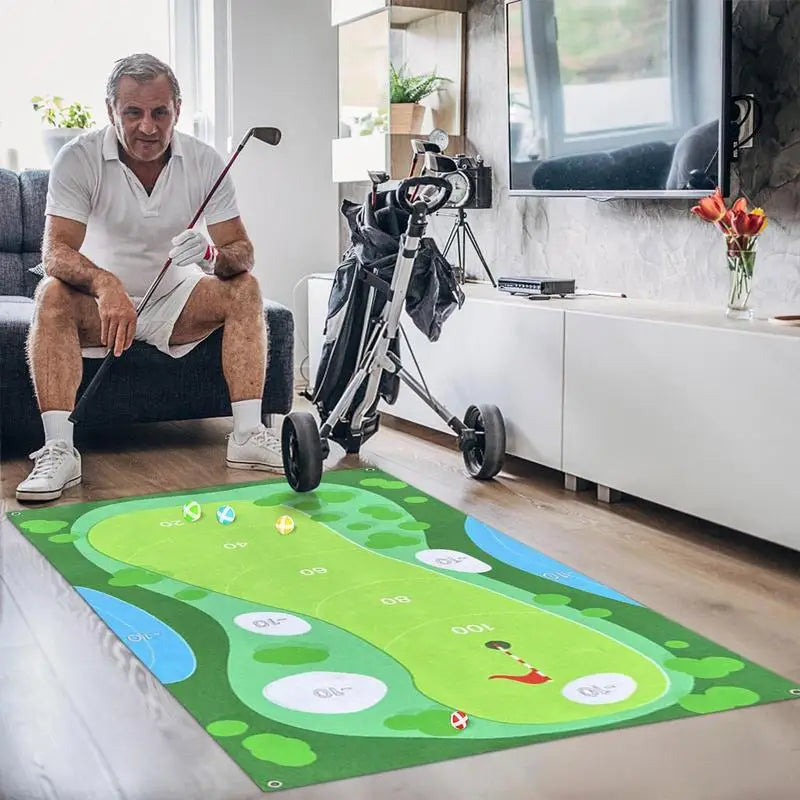 Perfect Your Swing Golf Practice Mat Set for All Skill Levels