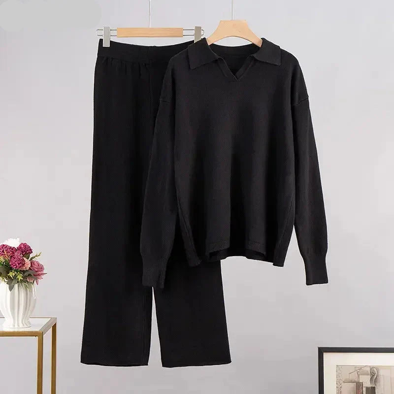 Warm and Chic Soft Knitted Outfit
