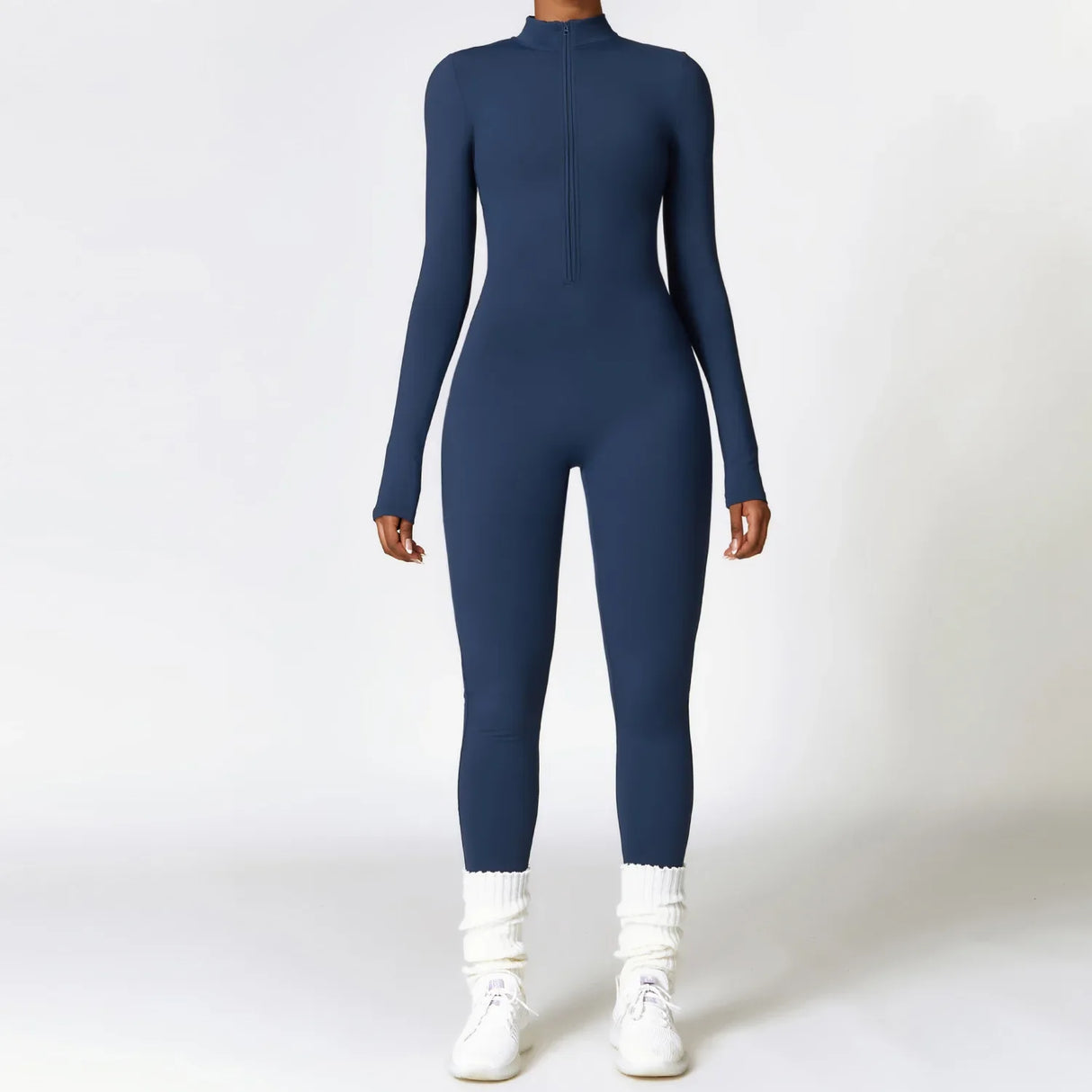 Elevate Your Workout Long Sleeve Yoga Jumpsuit