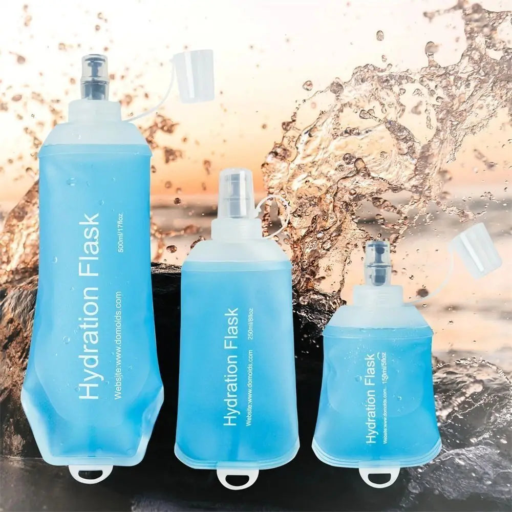 Cycling & Hiking Must Have Compact Collapsible Water Flask