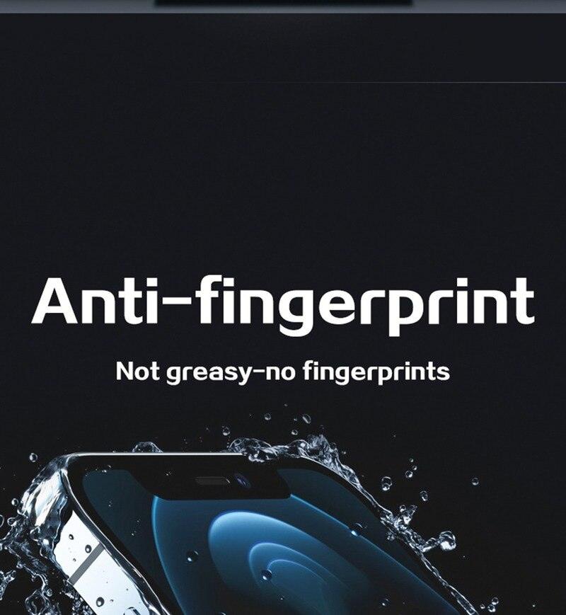 4PCS Full Cover Protective Glass For iPhone 13 12 11 Pro Max Screen Protector For iPhone 6 7 8 Plus X XR Xs SE 2020 Mini Glass Full Glue Big Curved Edge Flexible Tempered Glass for iPhone