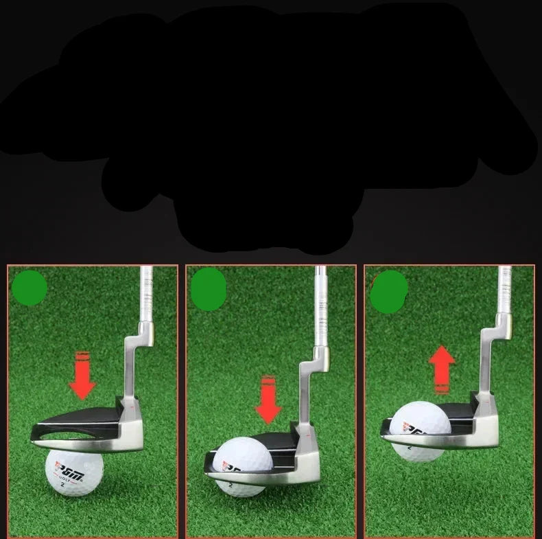 Stainless Steel Putter Low-Gravity Ball Picker Aiming Line