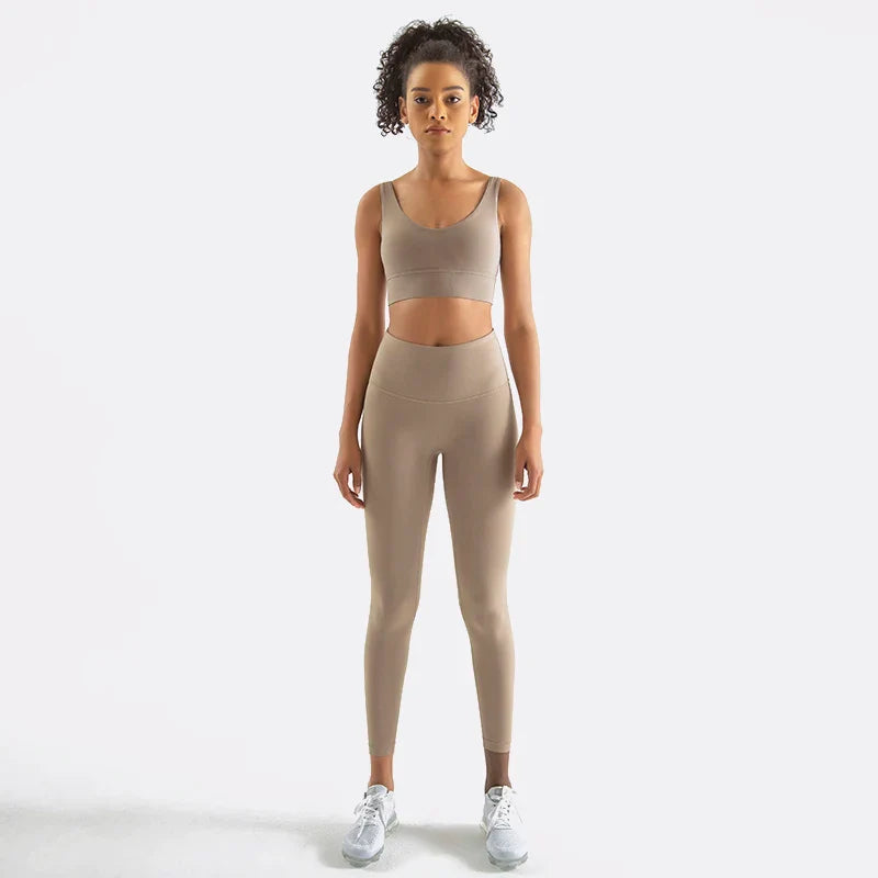 Sportswear Yoga Sets Leggings, & Crop Tops